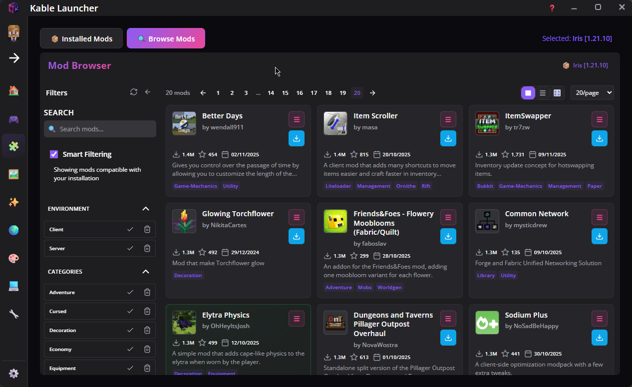 Search Mods